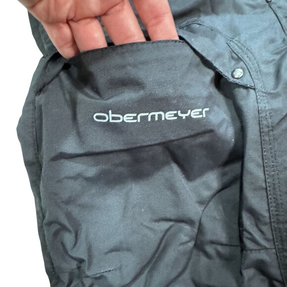 Obermeyer Juniors Ski Snow Pants Size 8 EWS System Black Adjustable Waist - Picture 7 of 12